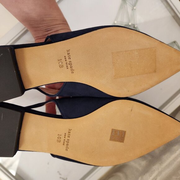 Kate Spade "Veronica" Flats. Captain Navy. Suede. NIB. Size 10 - Picture 11 of 14